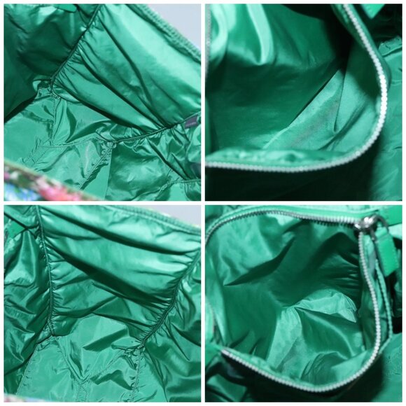 PRADA Tote Bag Nylon Multicolor Silver Auth - Picture 15 of 16